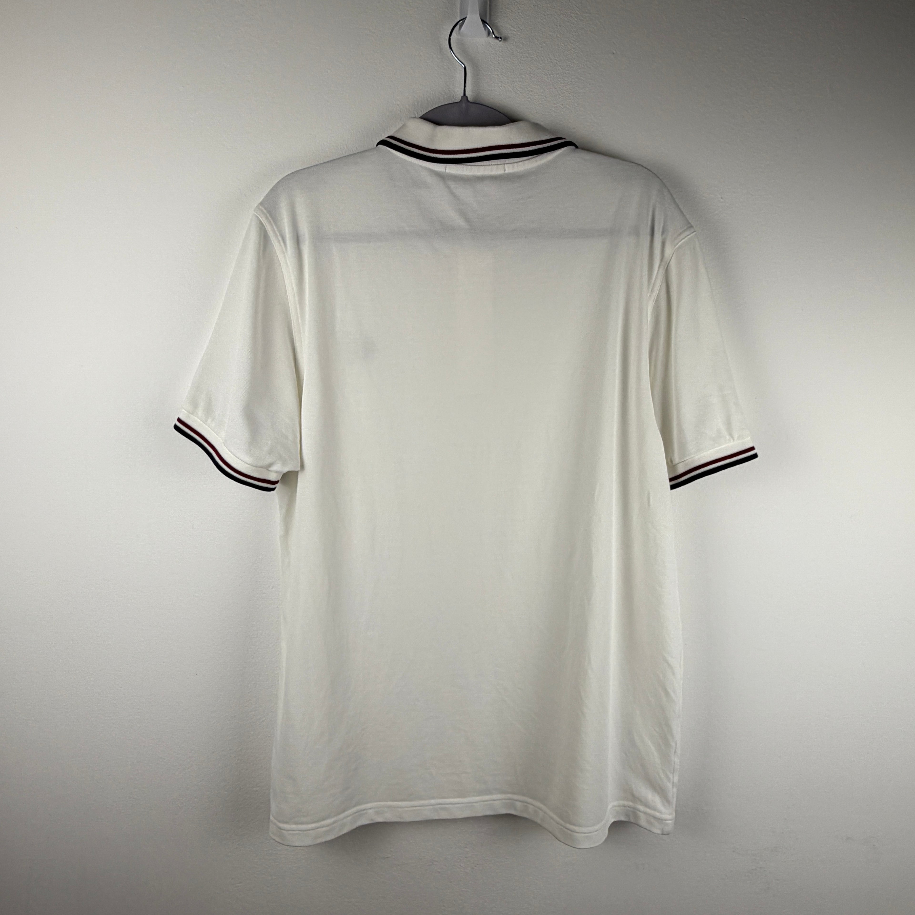 Fred Perry Polo Twin Tipped - White L