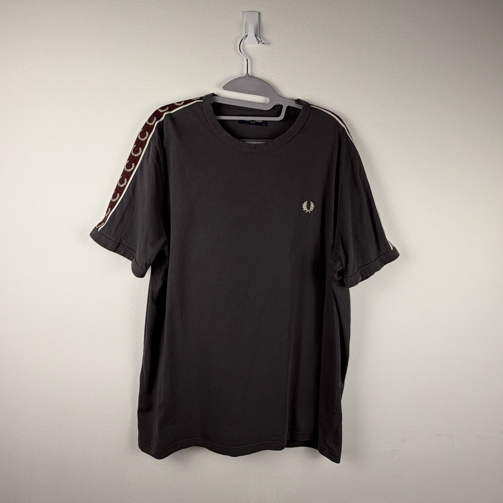 Fred Perry Shirt Logo Tape - Grey XXL