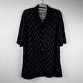 Fred Perry Pattern Knit Polo - Black XL