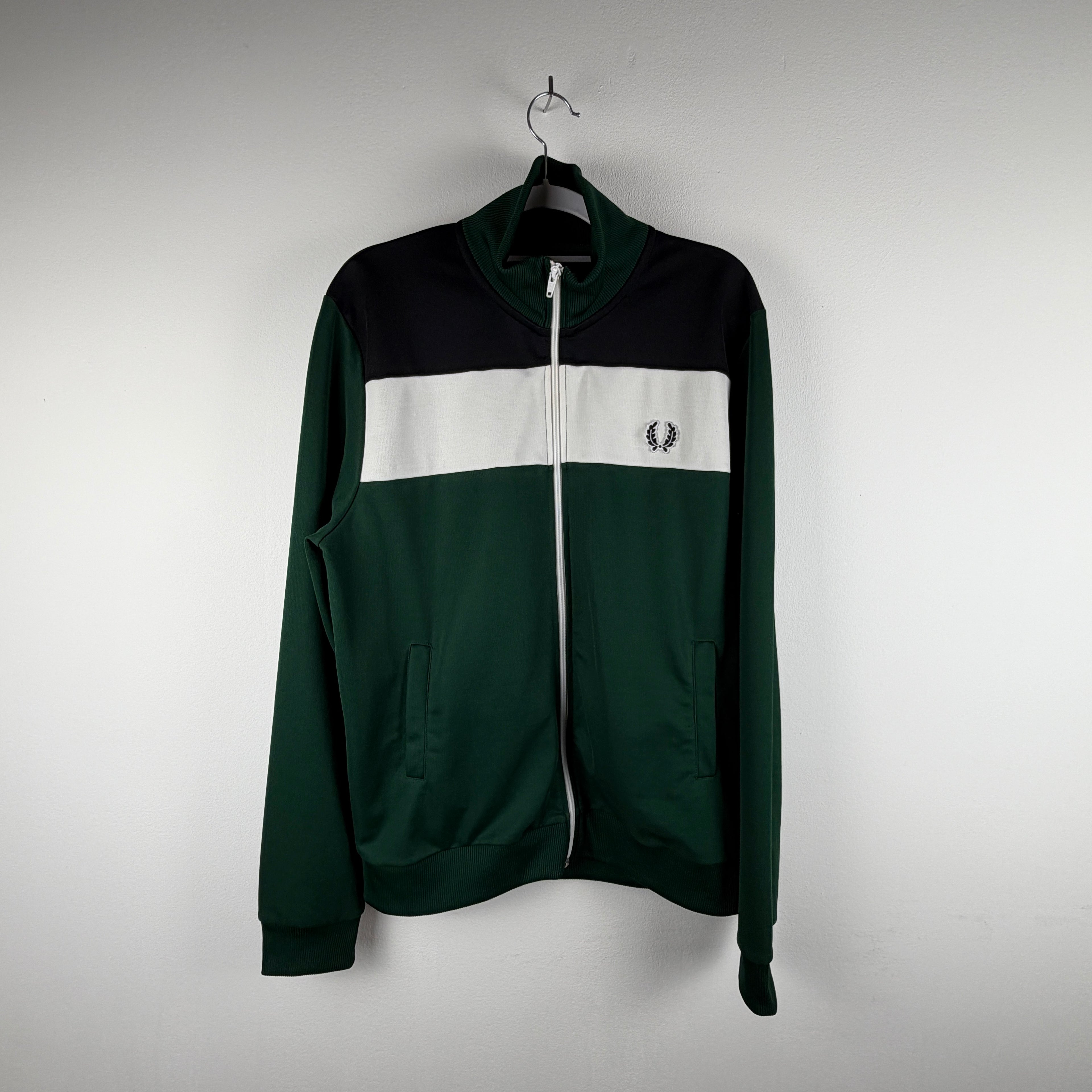 Fred Perry Track Jacket - Green L