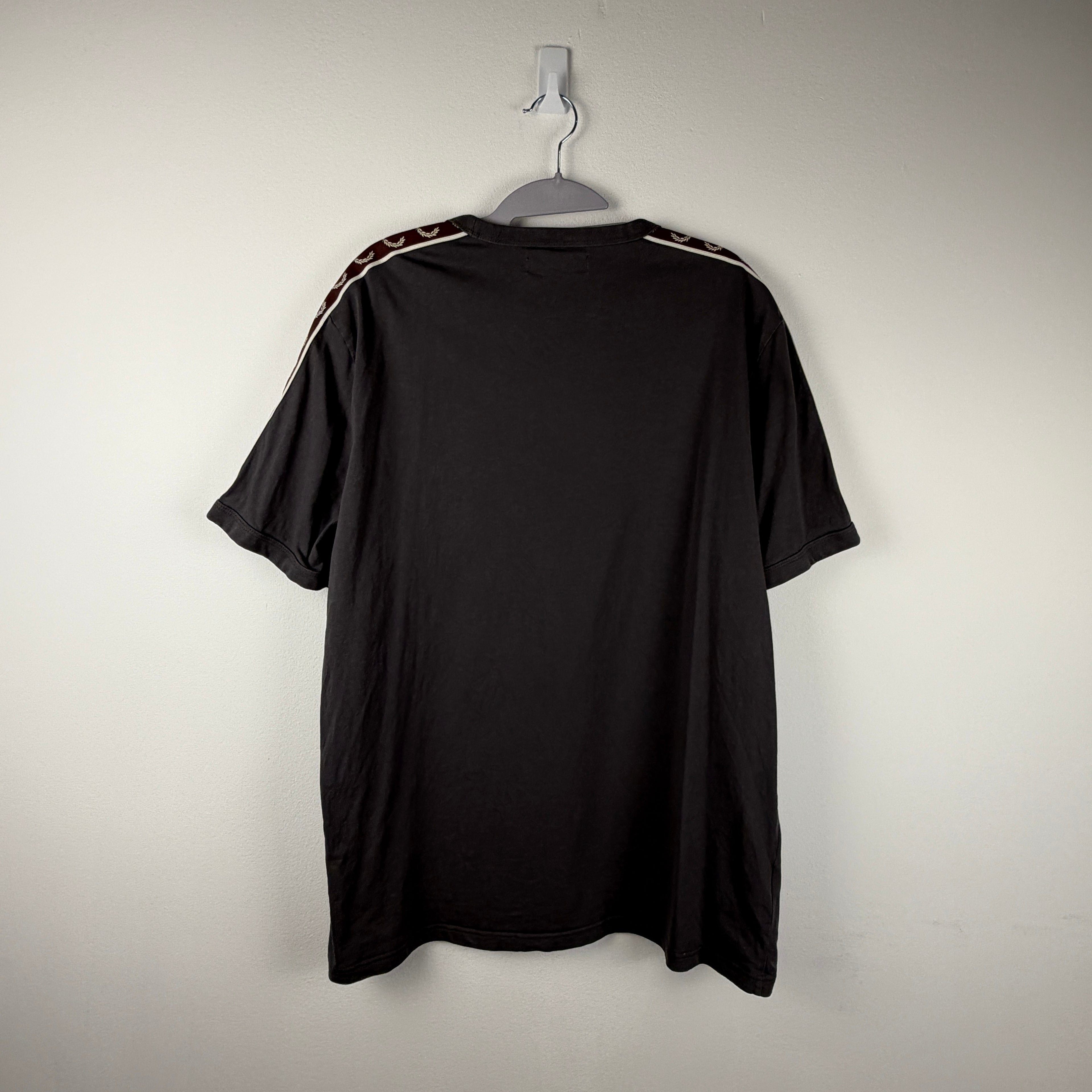 Fred Perry Shirt Logo Tape - Grey XXL