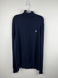 Fred Perry Turtleneck Merino Wool Mix - blue XL